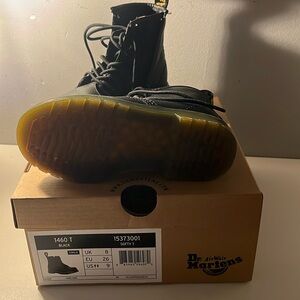 Toddler Size 9 Black Dr Marten Boots